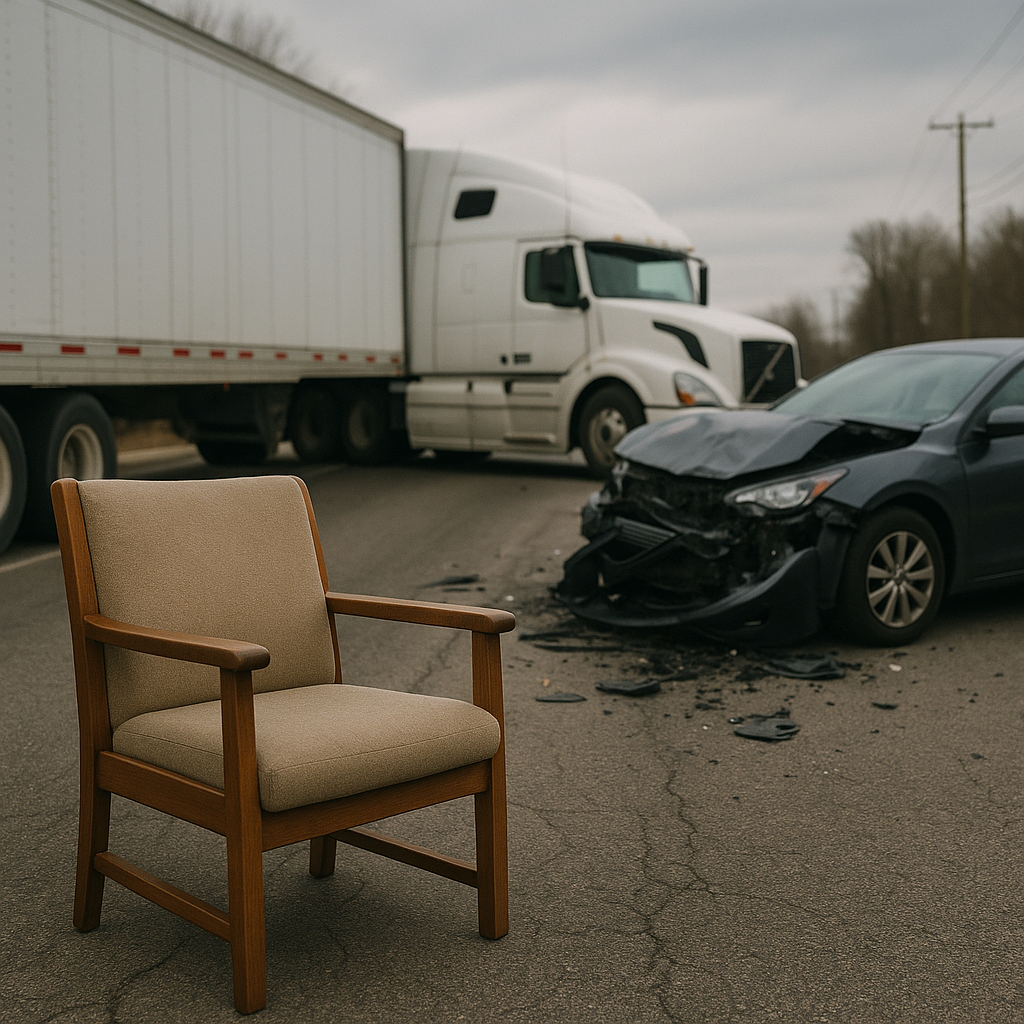 caregiver emotional burden truck accident illustration for Caregiver emotional burden after truck accidents