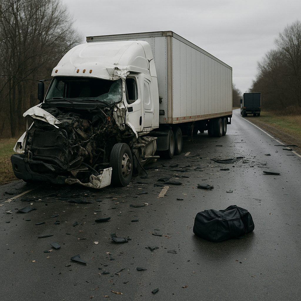 Illustration of Daily coping after severe truck accidents
