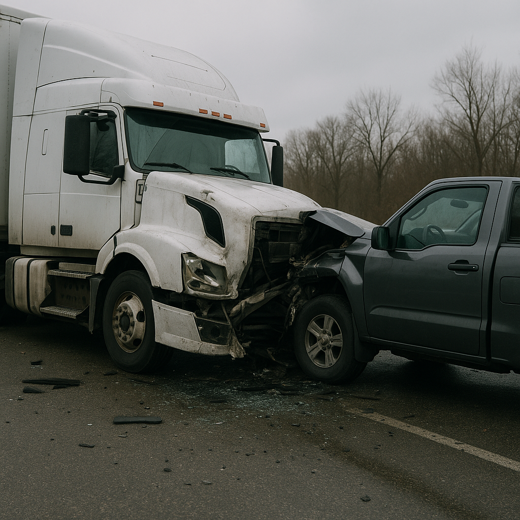 emotional shutdown truck accident illustration for Emotional shutdown after truck accidents