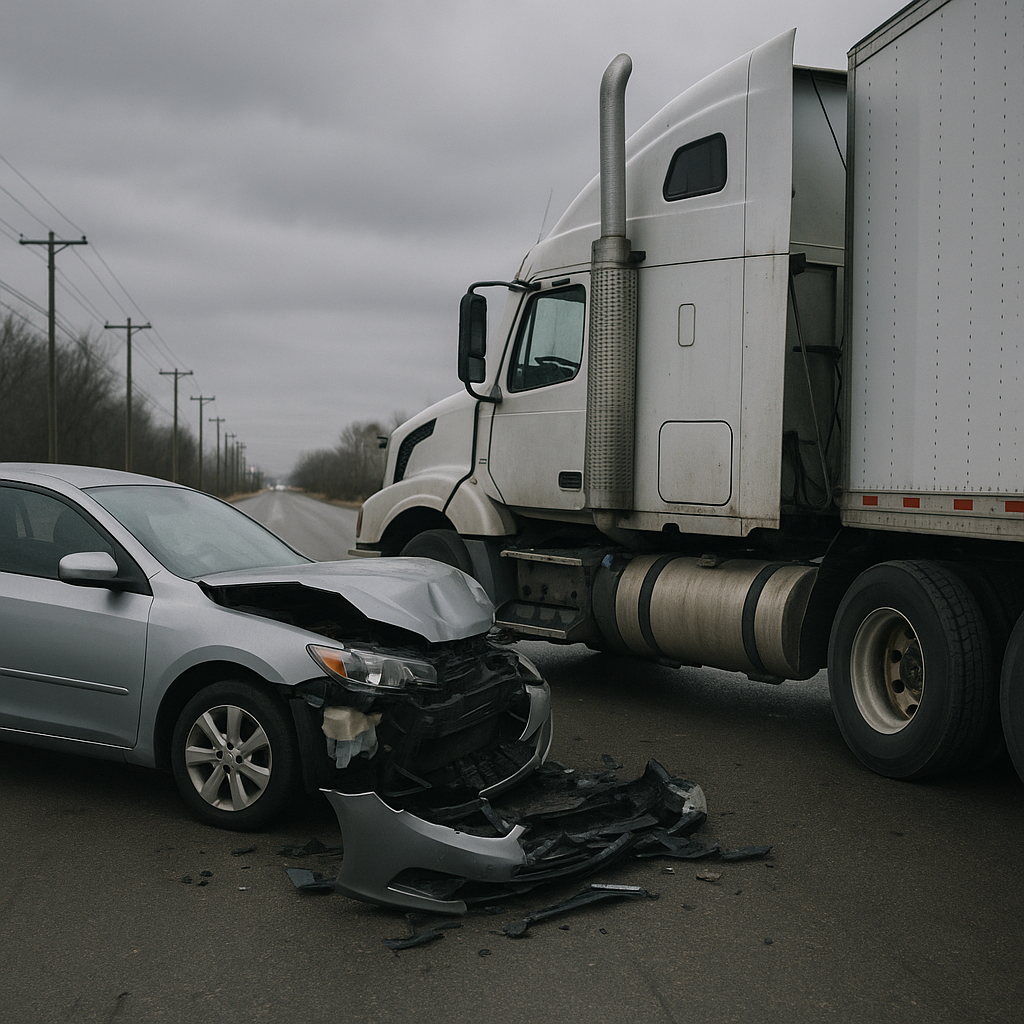 guilt after semi truck accident illustration for Feeling guilty after a semi truck accident