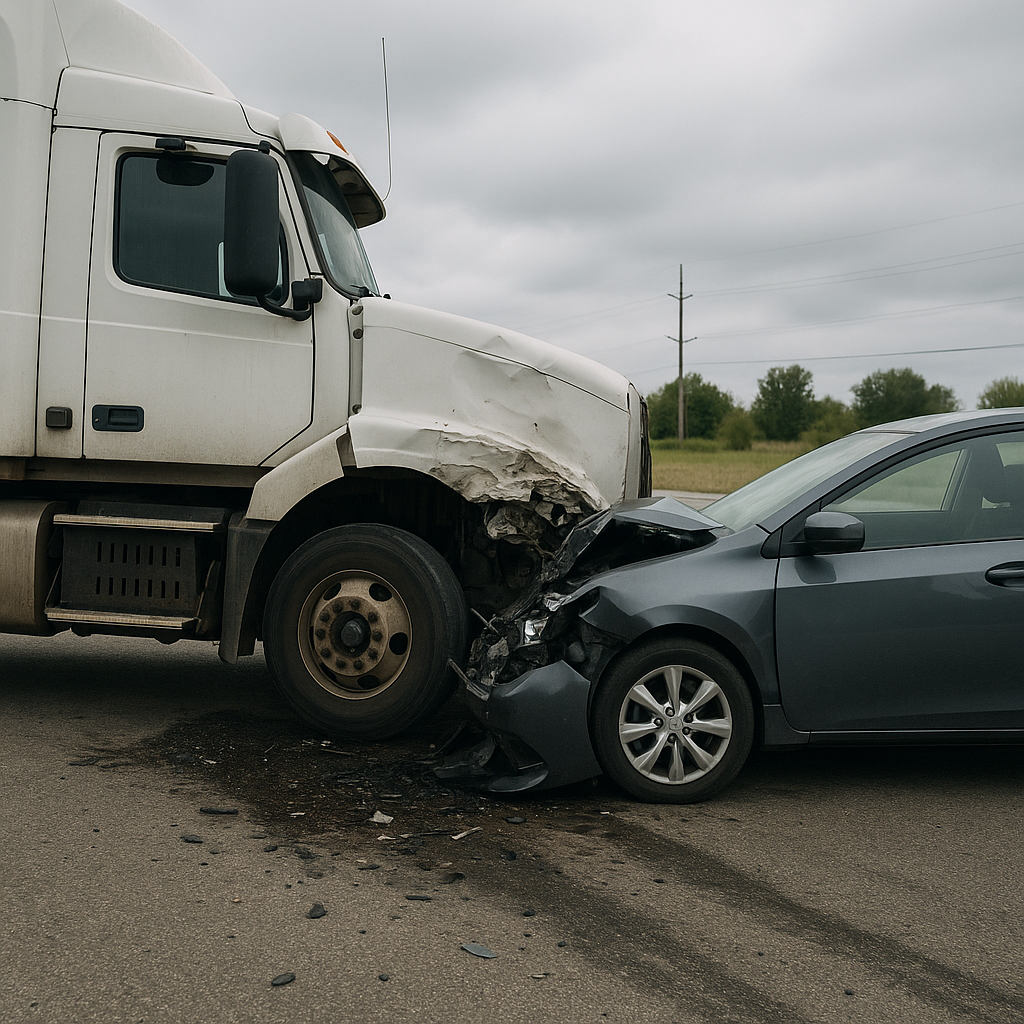 jumpy feeling after truck crash illustration for Feeling jumpy after a truck crash