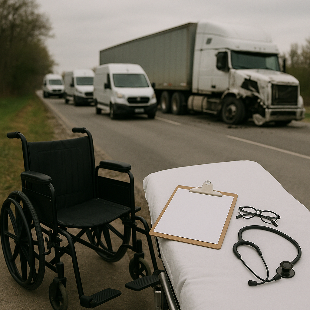 managing multiple caregivers truck accident illustration for Managing multiple caregivers after truck accidents