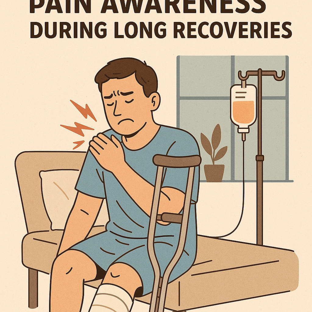 long recovery pain awareness illustration for Pain awareness during long recoveries