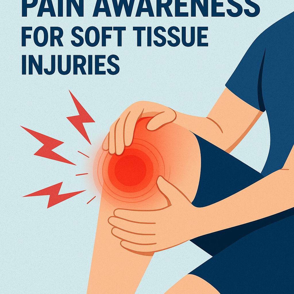 soft tissue injury pain awareness illustration for Pain awareness for soft tissue injuries