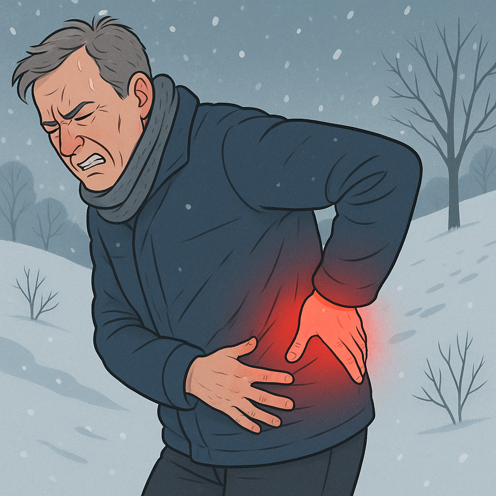 pain worse cold weather illustration for Pain awareness when symptoms worsen in cold weather