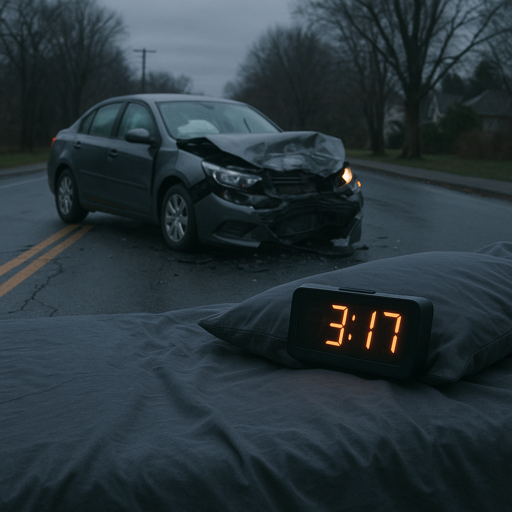sleep disruption irritability accident illustration for Sleep disruption and irritability after accidents
