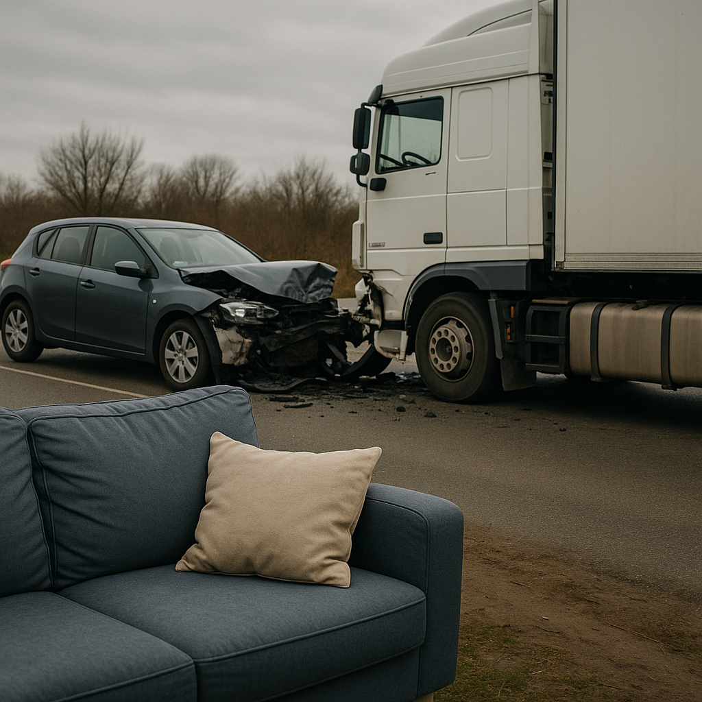 support anxiety truck crash illustration for Supporting someone with anxiety after a truck crash