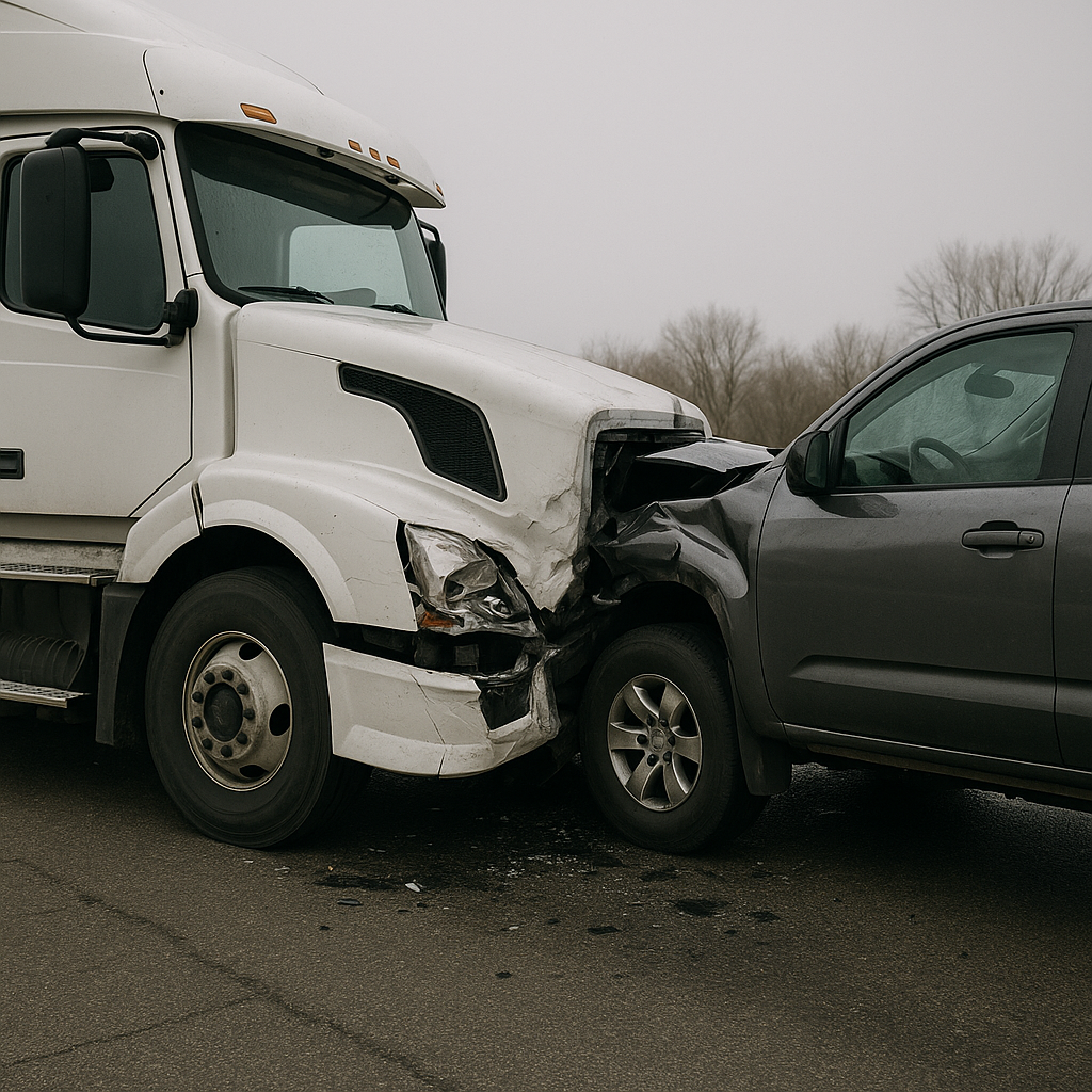 acute stress response truck accident illustration for Understanding acute stress response after truck accidents