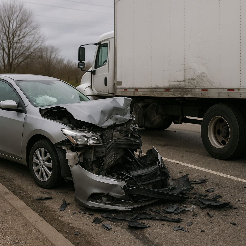 fight flight freeze truck accident illustration for Understanding fight flight freeze after truck accidents