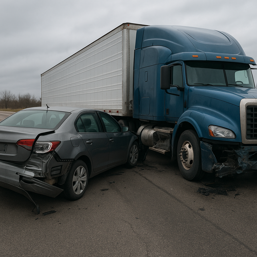 shock after semi truck accident illustration for Understanding shock after a semi truck accident