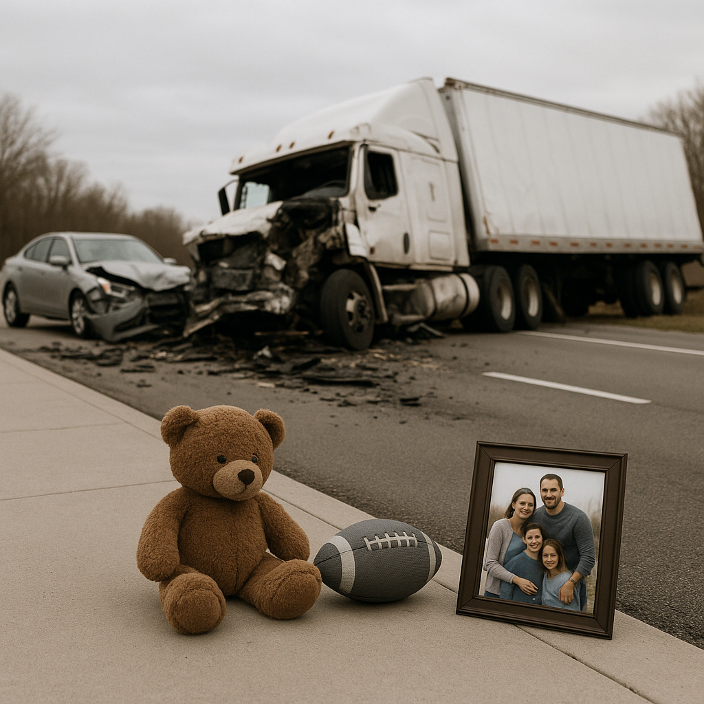 families go through severe truck accidents illustration for What families go through after severe truck accidents