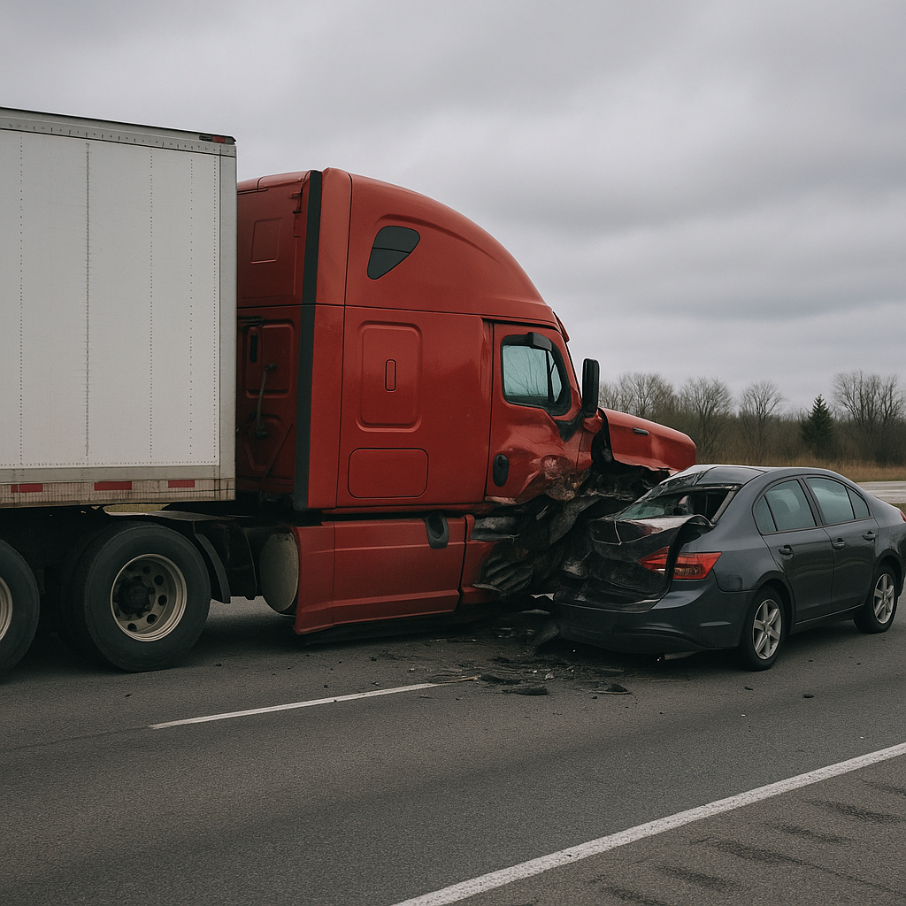 crash dreams after semi truck collision illustration for Why crash dreams happen after semi truck collisions