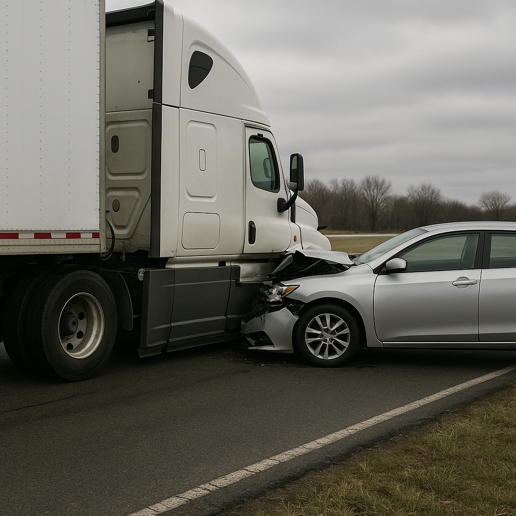 heart racing after truck accident illustration for Why heart racing happens after truck accidents