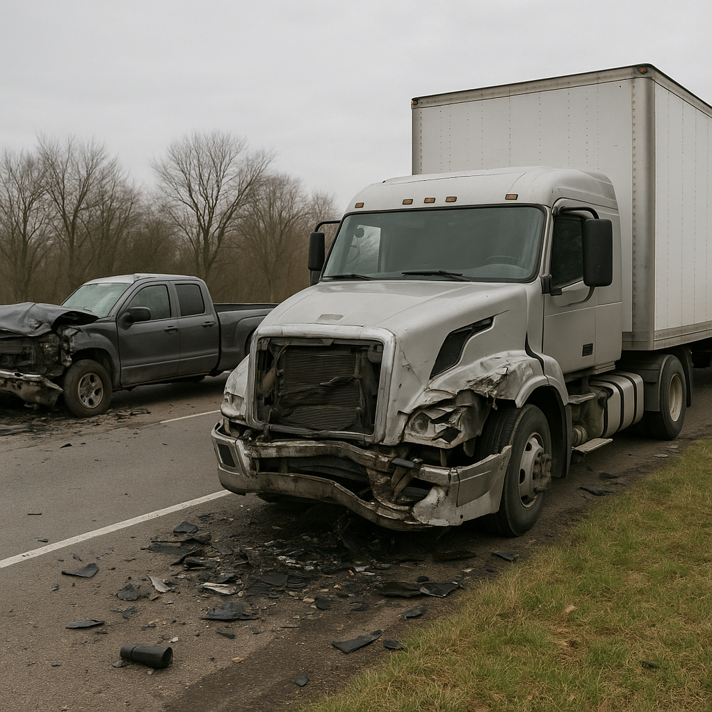 acting normal after truck crash illustration for Why people act normal after severe truck crashes