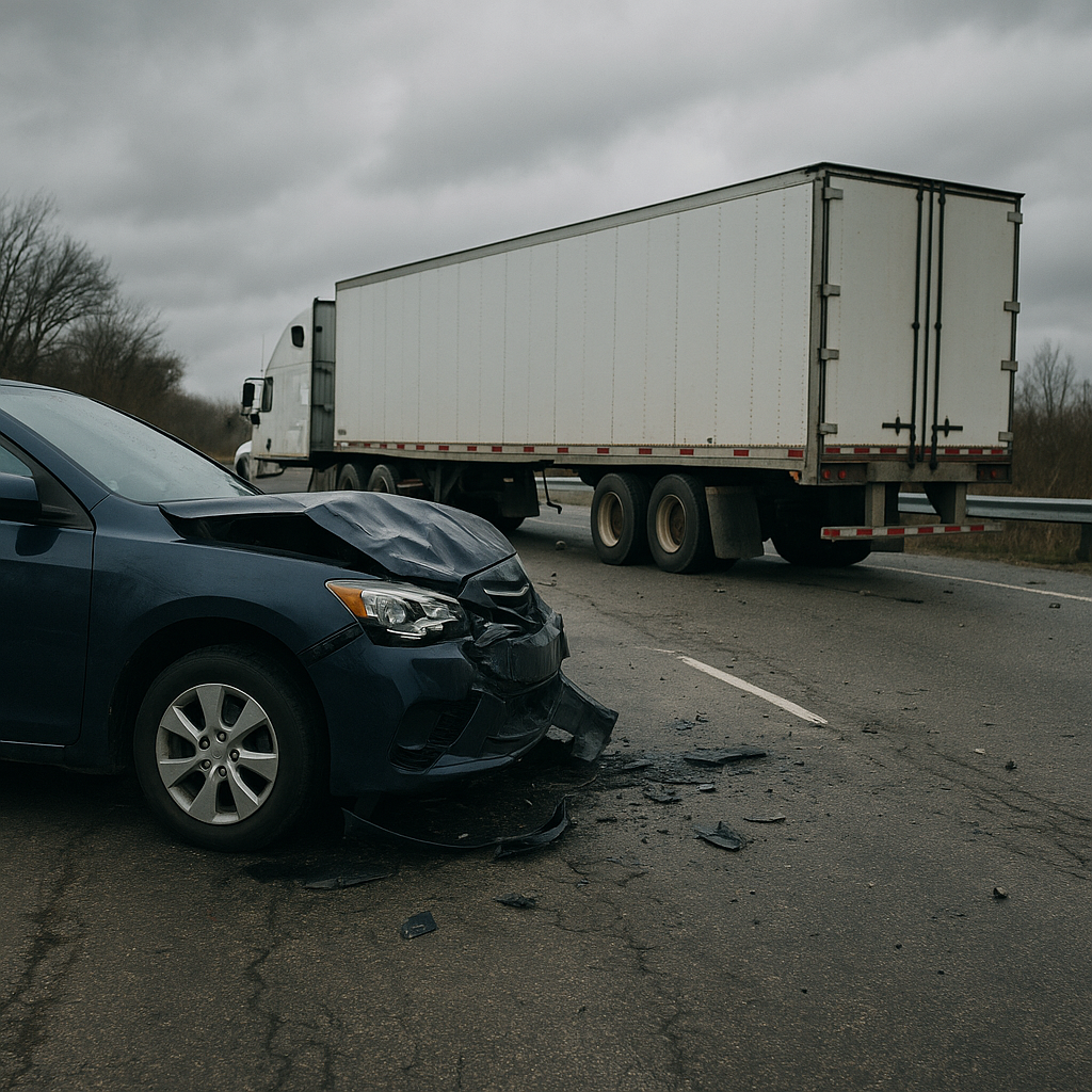 trauma feels different truck accident illustration for Why trauma feels different after truck accidents