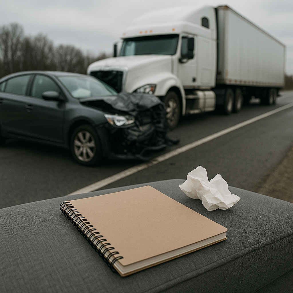 coping emotional sensitivity accident illustration for Coping with emotional sensitivity after truck accidents