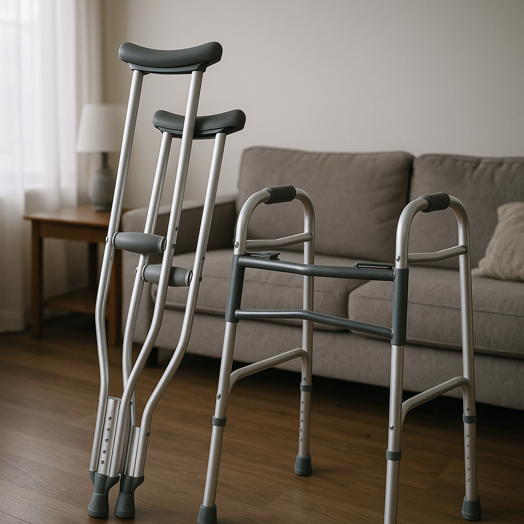 coping crutches walker daily illustration for Daily coping with crutches or walker