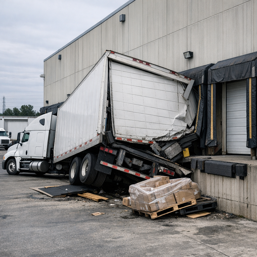 loading dock truck accident illustration for How loading docks can lead to truck accidents
