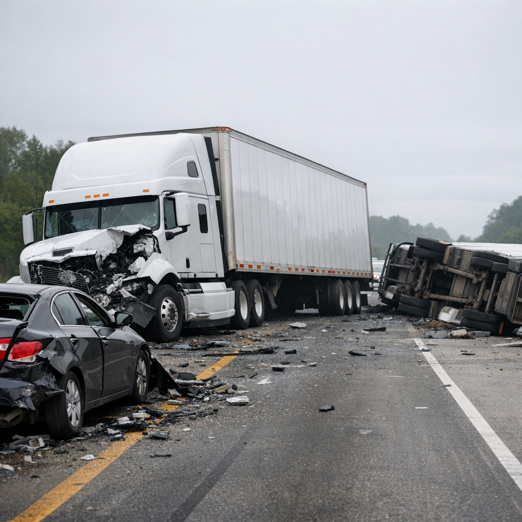 truck speeding accidents illustration for How speeding contributes to truck crashes