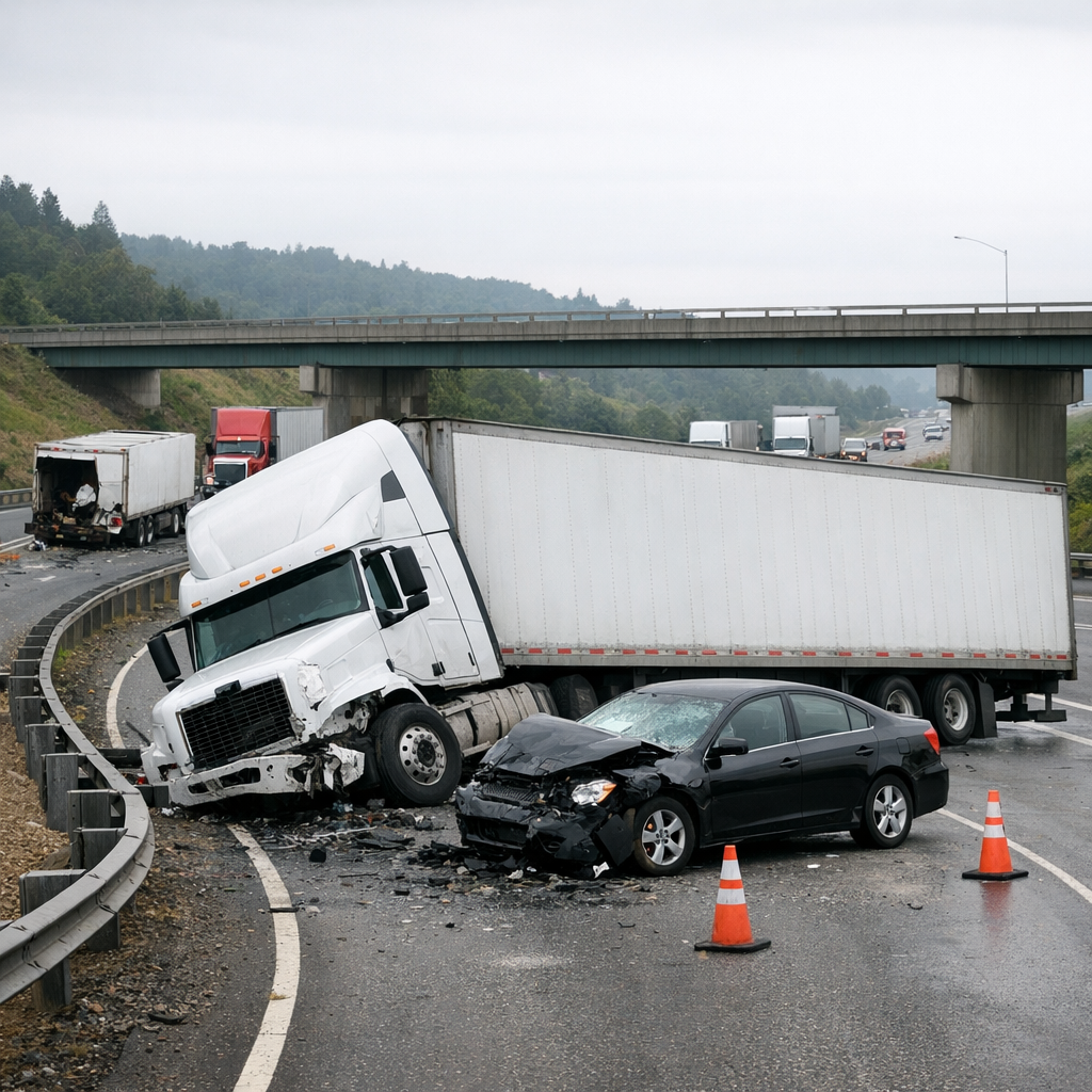 trucking routes accidents illustration for How trucking routes influence accident risk
