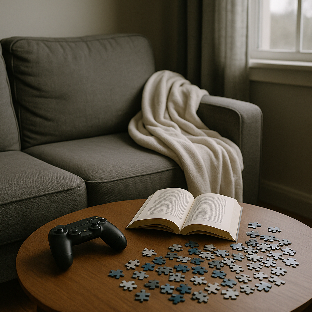 Illustration of Managing boredom during recovery