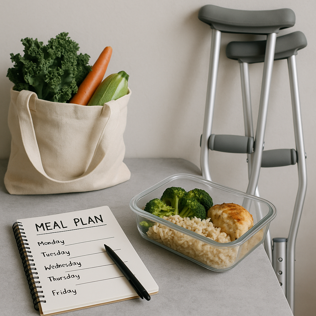 managing meal planning recovery illustration for Managing meal planning during recovery