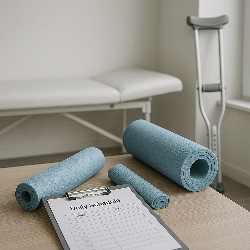 managing routines physical therapy illustration for Managing routines with physical therapy