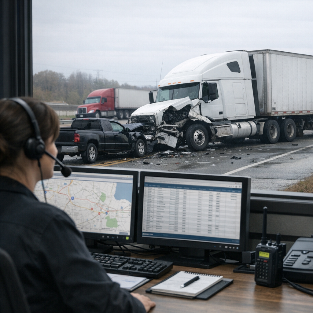 dispatcher role truck accident illustration for What role dispatchers play in truck accidents