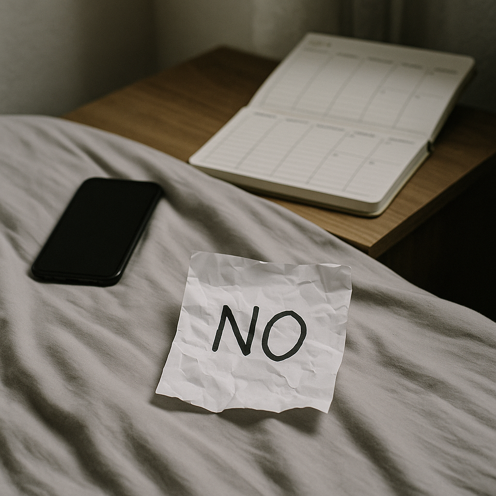 guilty saying no plans illustration for Why do I feel guilty for saying no to plans