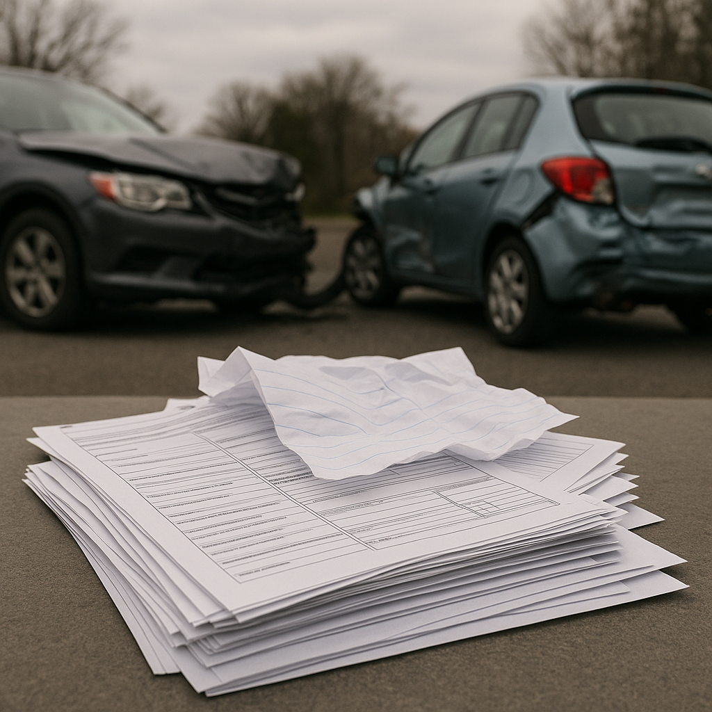 overwhelmed by forms after accident illustration for Why do I feel overwhelmed by forms