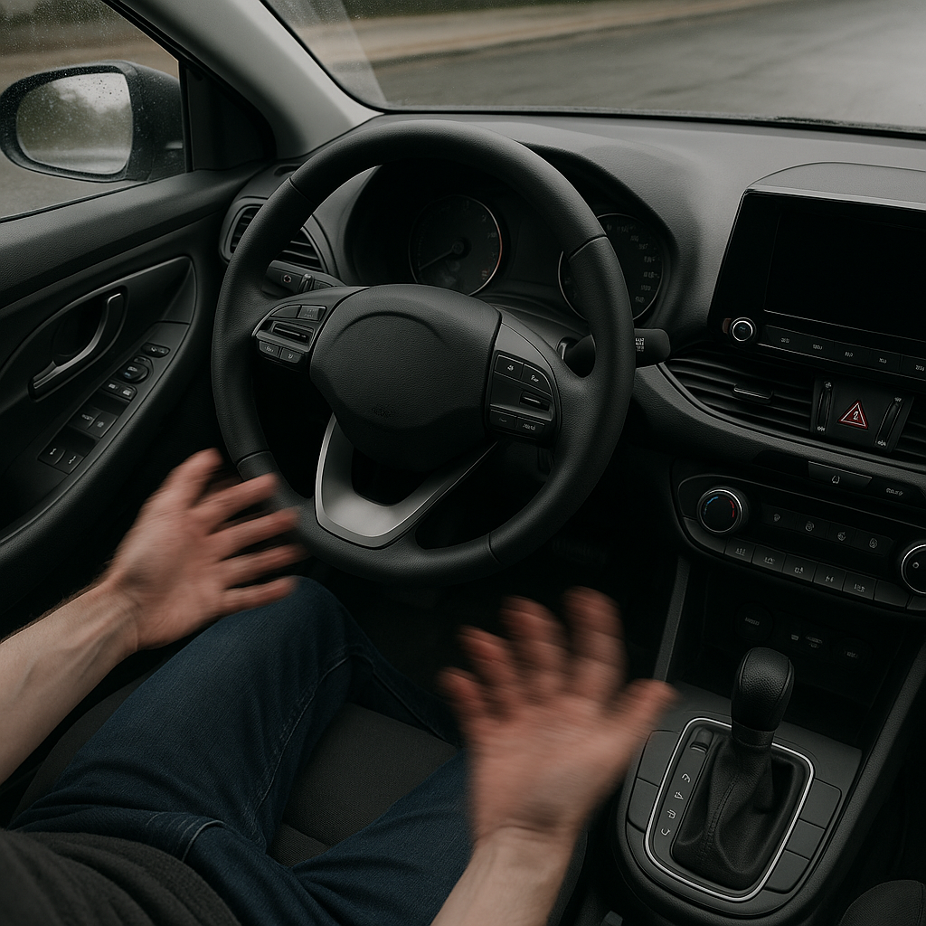 Illustration of Why do I feel shaky after driving short distances