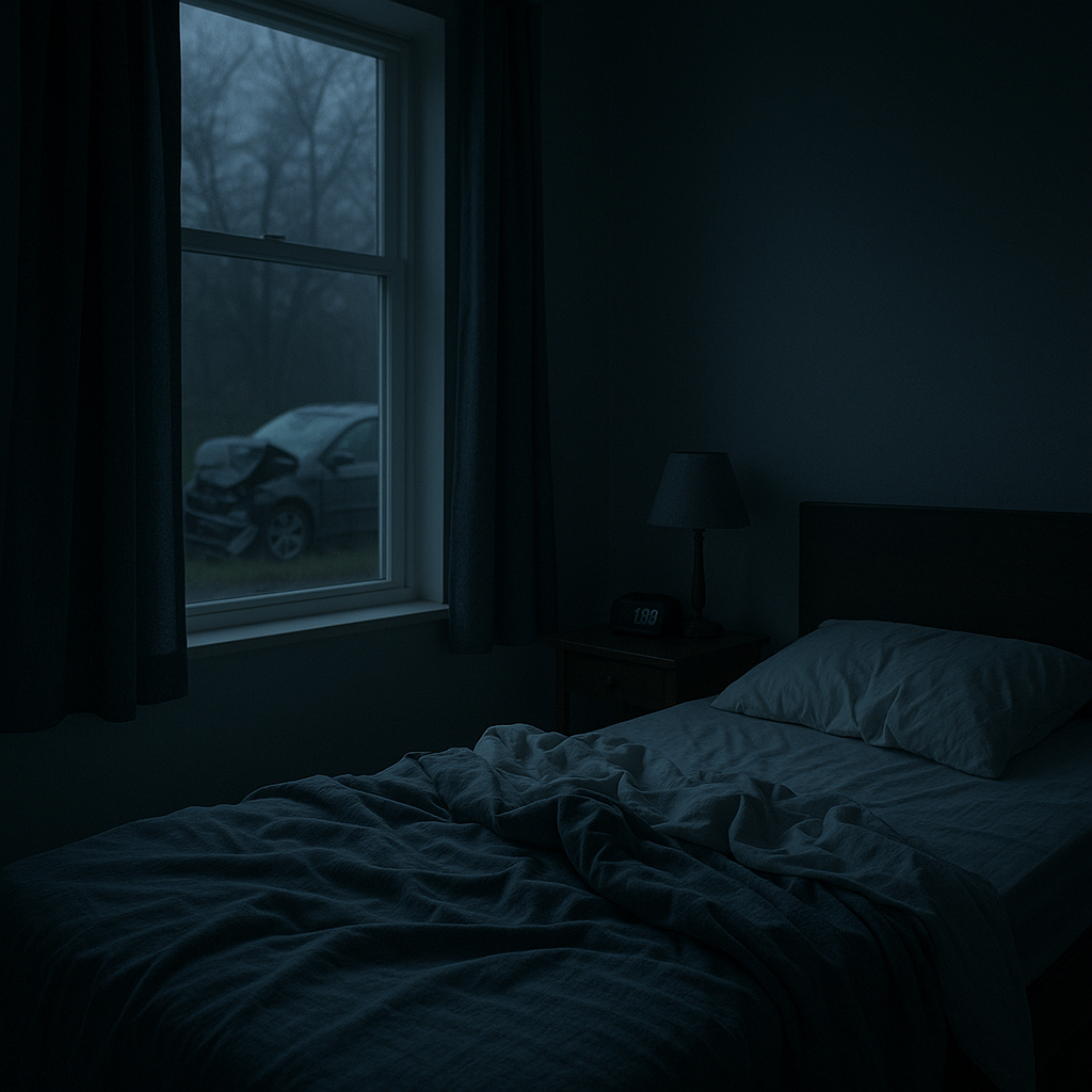 waking up at night since crash illustration for Why do I keep waking up at night since the crash
