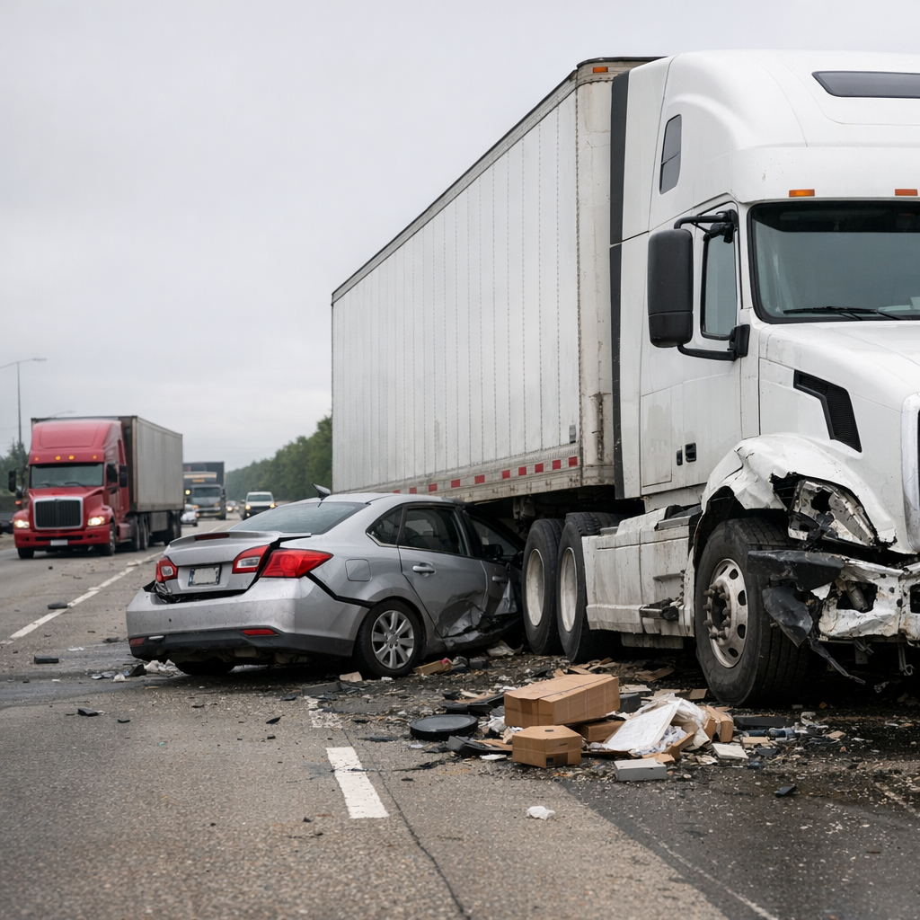 trucking deadlines accidents illustration for Why trucking deadlines increase accident risk